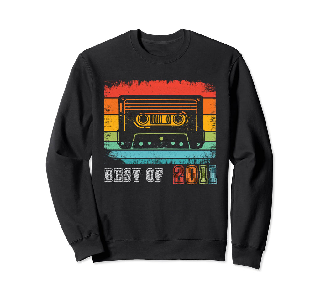 Best 2011 Cassette Tape 12 Years Sweatshirt - Fun Novelty Design Men Women - T-Shirt, Sweatshirt, Hoodie