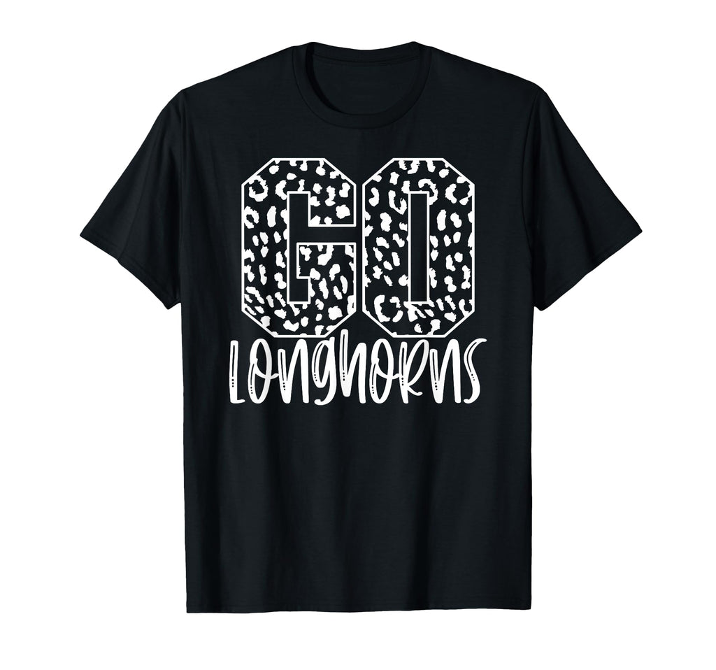 Longhorns Team Mascot School Spirit T-Shirt - Custom Art Print Men Women - T-Shirt, Sweatshirt, Hoodie