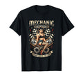 Mechanic Hot Rod Garage Pin Up T-Shirt - Graphic Print Unisex - T-Shirt, Sweatshirt, Hoodie