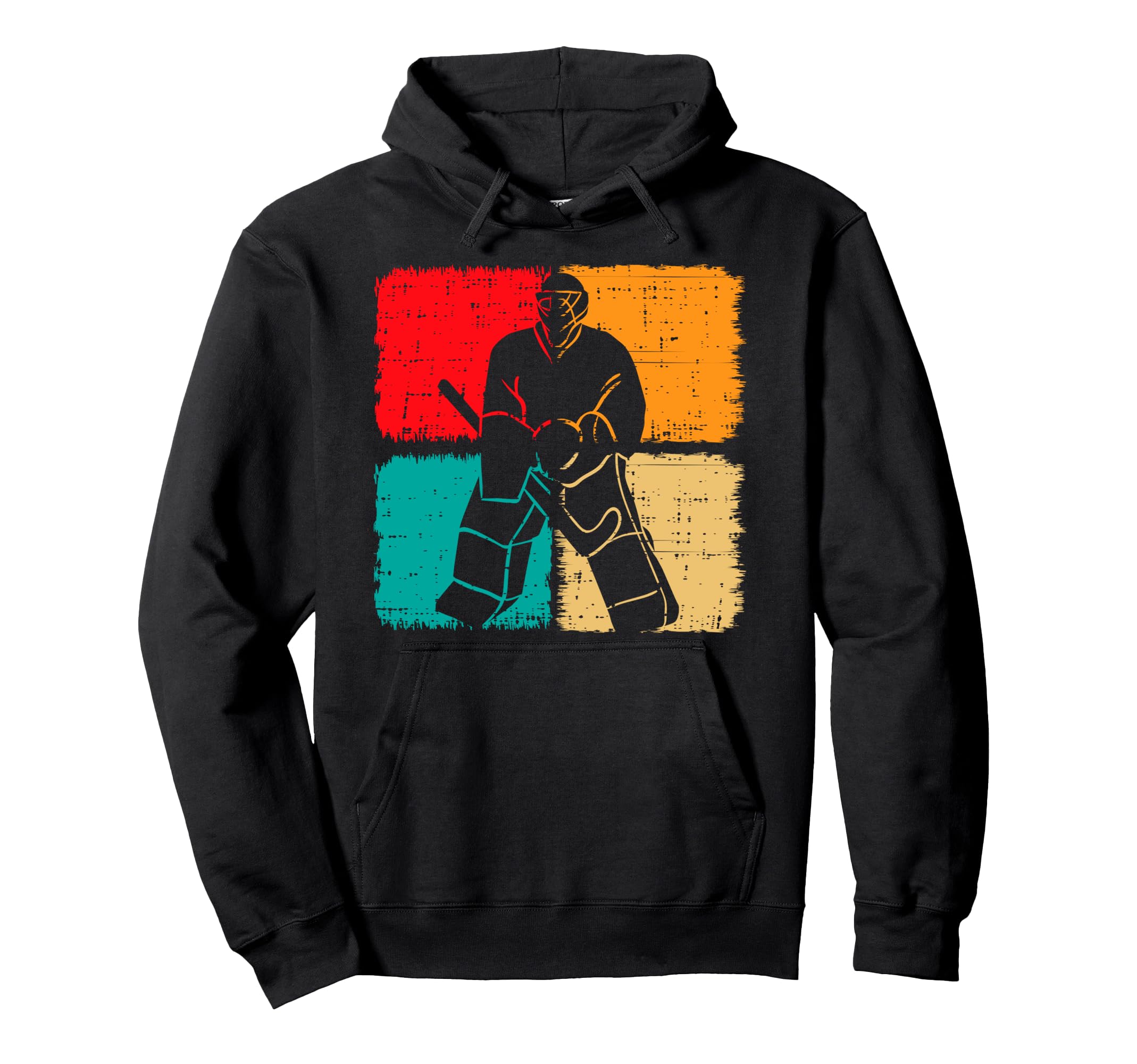Ice Hockey Goalie Goalkeeper Hoodie - Custom Art Print for Adults - T-Shirt, Sweatshirt, Hoodie