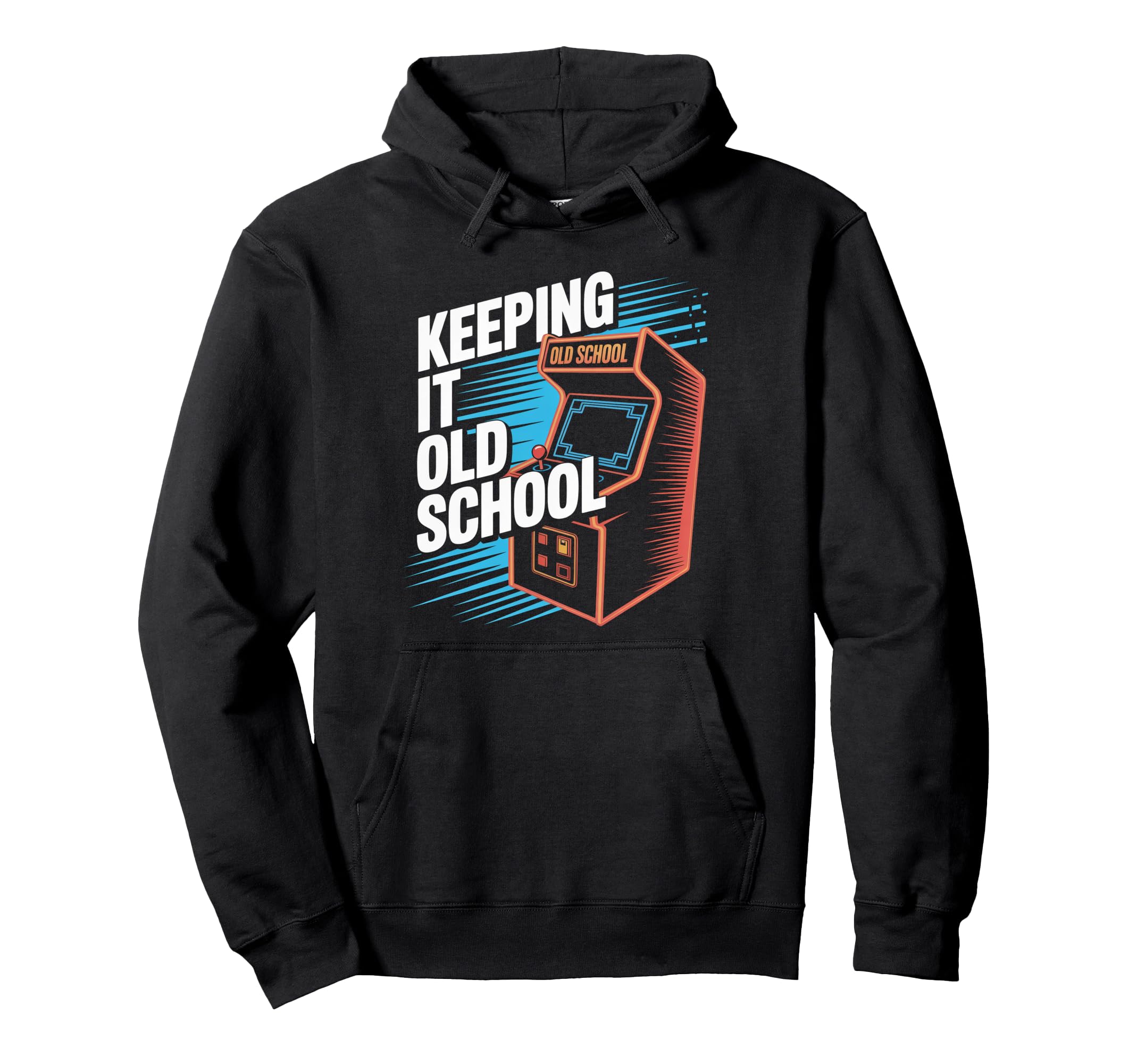 Nostalgic Video Game Arcade Gaming Hoodie - Fun Novelty Design Men Women - T-Shirt, Sweatshirt, Hoodie