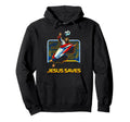 Jesus Saves Soccer Goalie Christian Faith Hoodie - Custom Art Print Unisex - T-Shirt, Sweatshirt, Hoodie