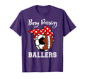 Busy Raising Ballers Funny Football T-Shirt - Aesthetic Graphic Unisex - T-Shirt, Sweatshirt, Hoodie