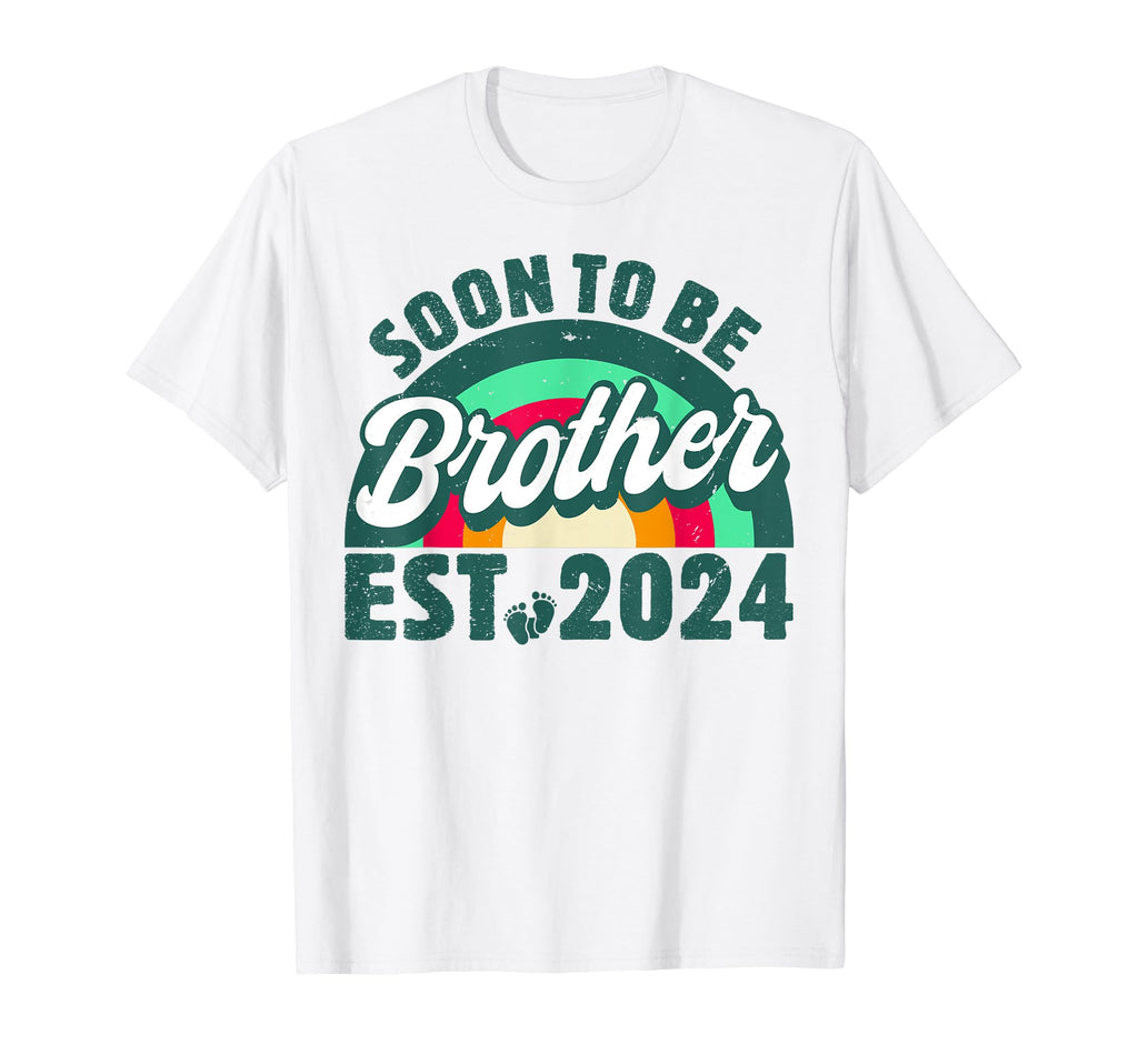 Soon To Be Brother 2024 First Time T-Shirt - Minimalist Print Men Women - T-Shirt, Sweatshirt, Hoodie