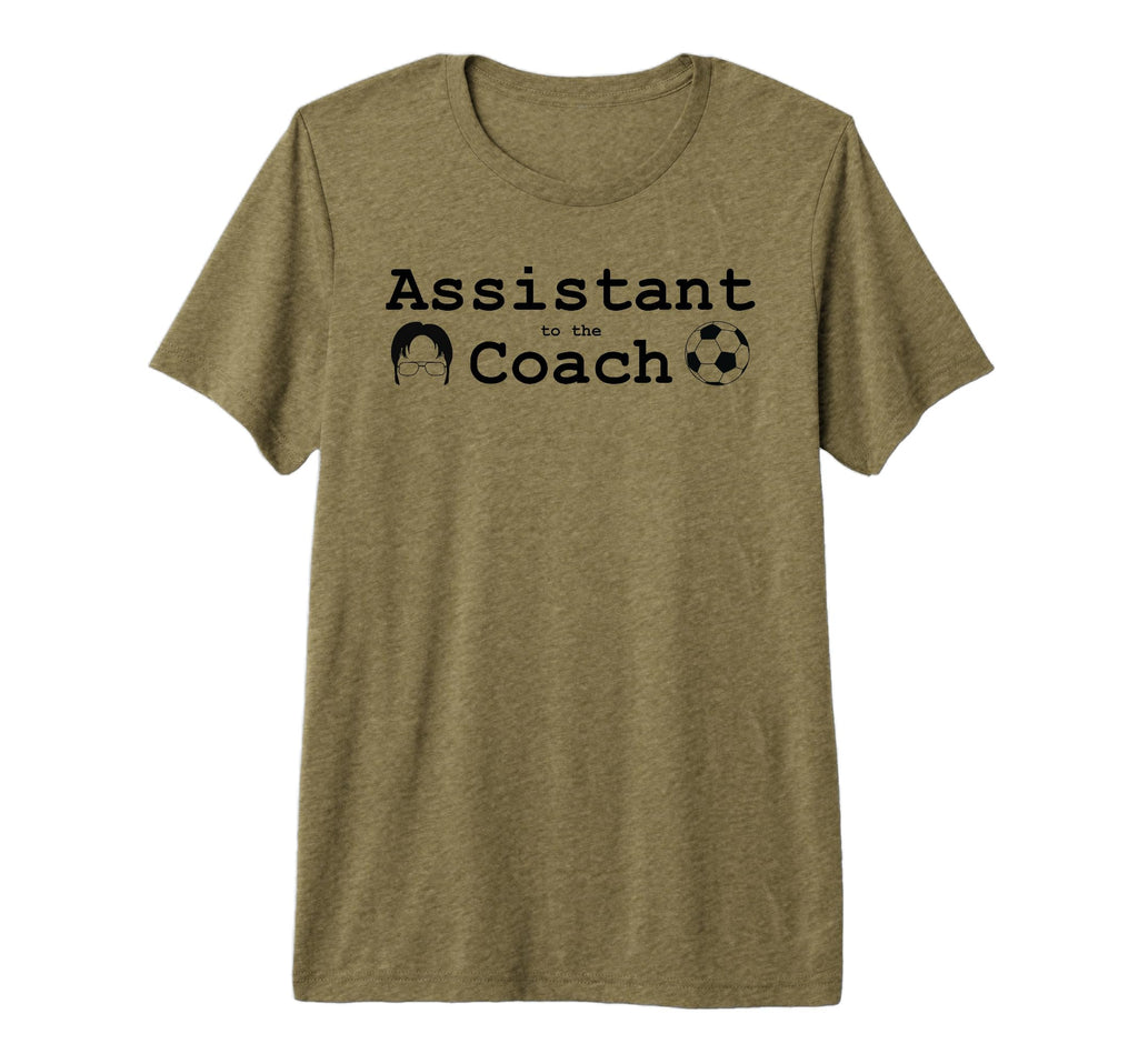 Assistant To Coach Soccer Tri Blend T-Shirt - Graphic Print for Adults - T-Shirt, Sweatshirt, Hoodie