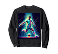 Football Star Gaming Arcade Sweatshirt - Aesthetic Graphic for Adults - T-Shirt, Sweatshirt, Hoodie