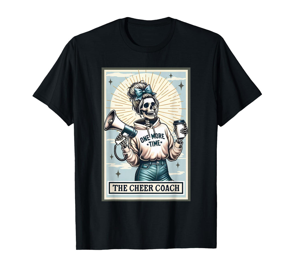Funny Cheer Coach Tarot Card Mama T-Shirt - Novelty Apparel Men Women - T-Shirt, Sweatshirt, Hoodie