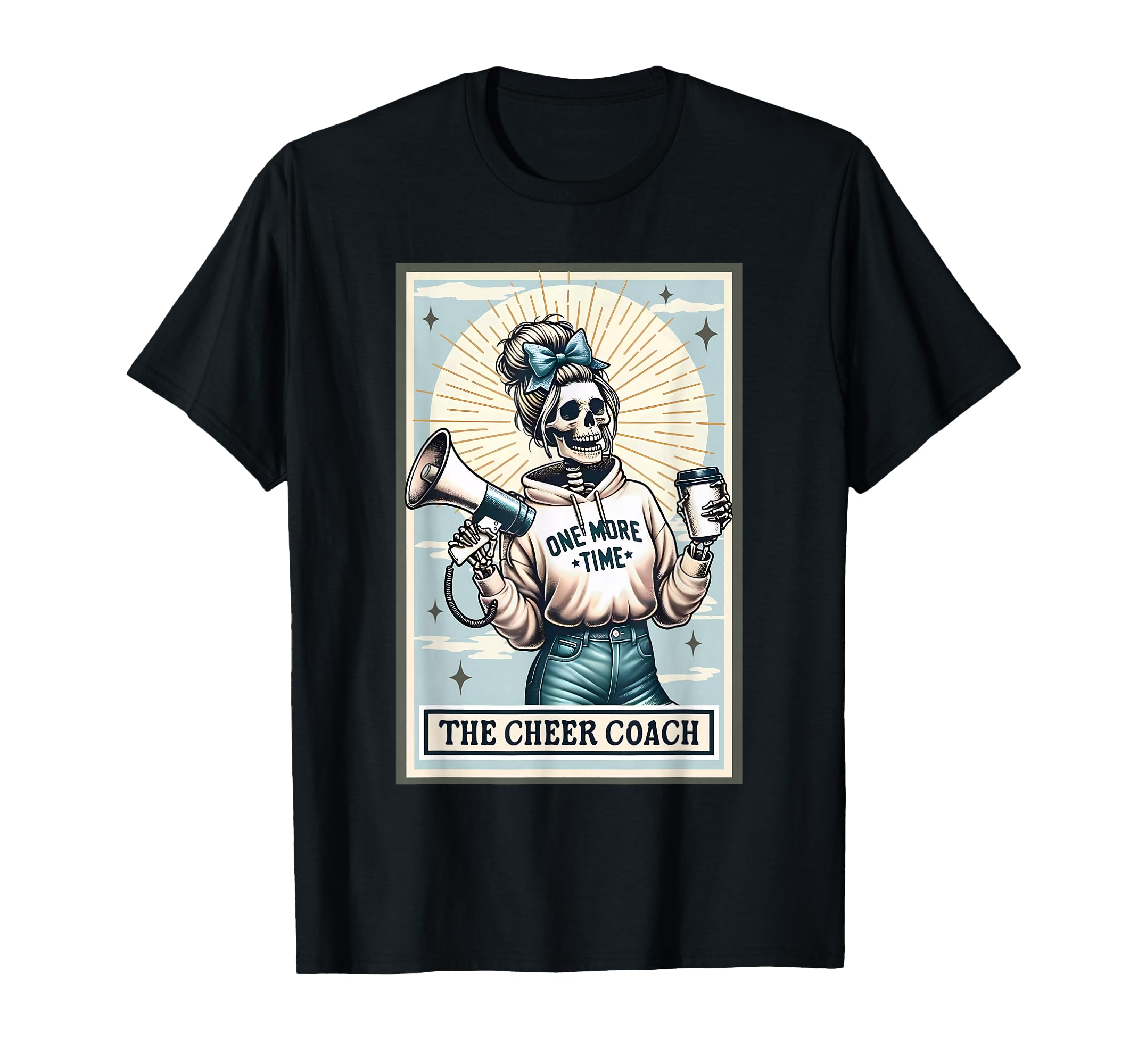 Funny Cheer Coach Tarot Card Mama T-Shirt - Novelty Apparel Men Women - T-Shirt, Sweatshirt, Hoodie