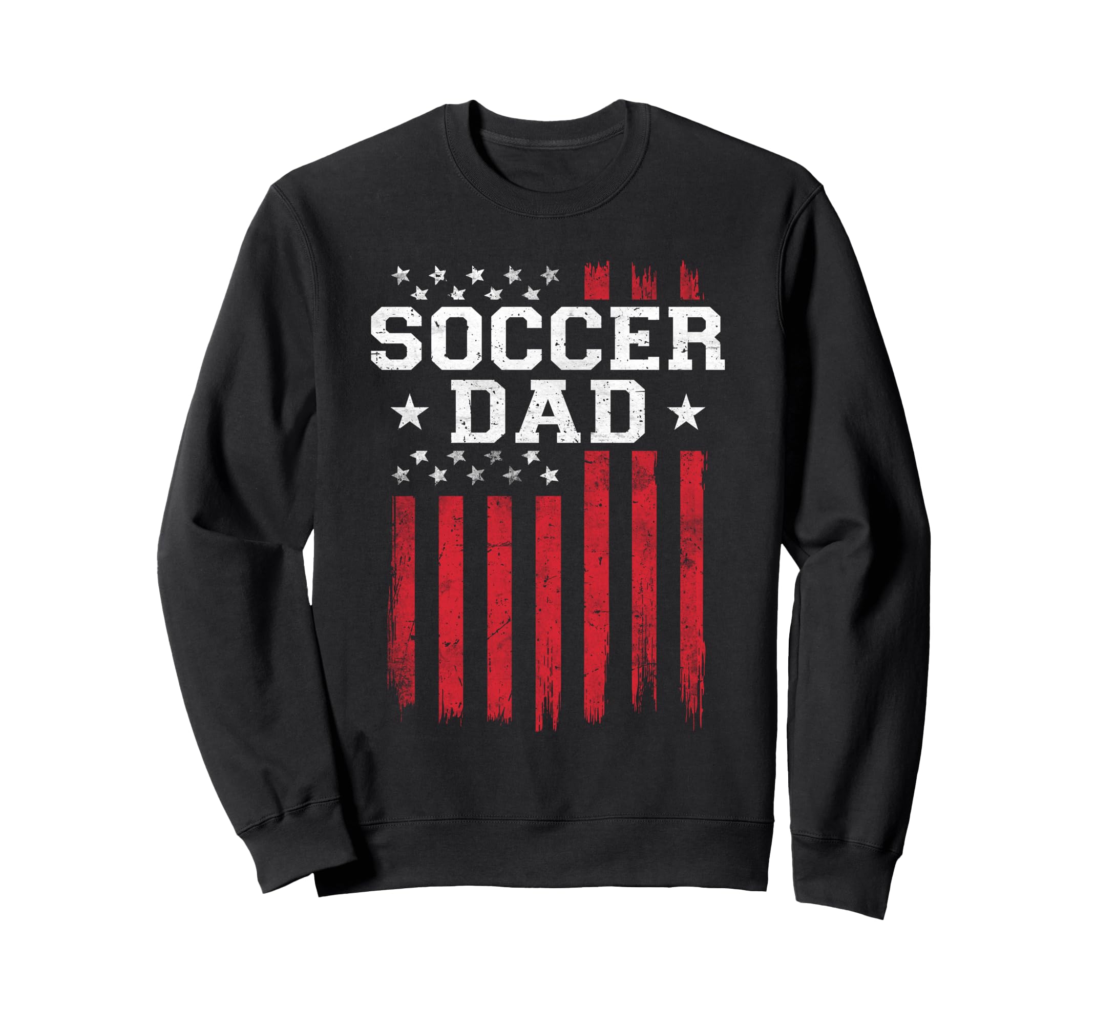 Soccer Dad Proud American Flag Usa Sweatshirt - Unique Graphic Men Women - T-Shirt, Sweatshirt, Hoodie