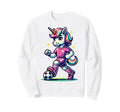 Footballer Unicorn Fans Soccer Team Sweatshirt - Graphic Print Unisex - T-Shirt, Sweatshirt, Hoodie