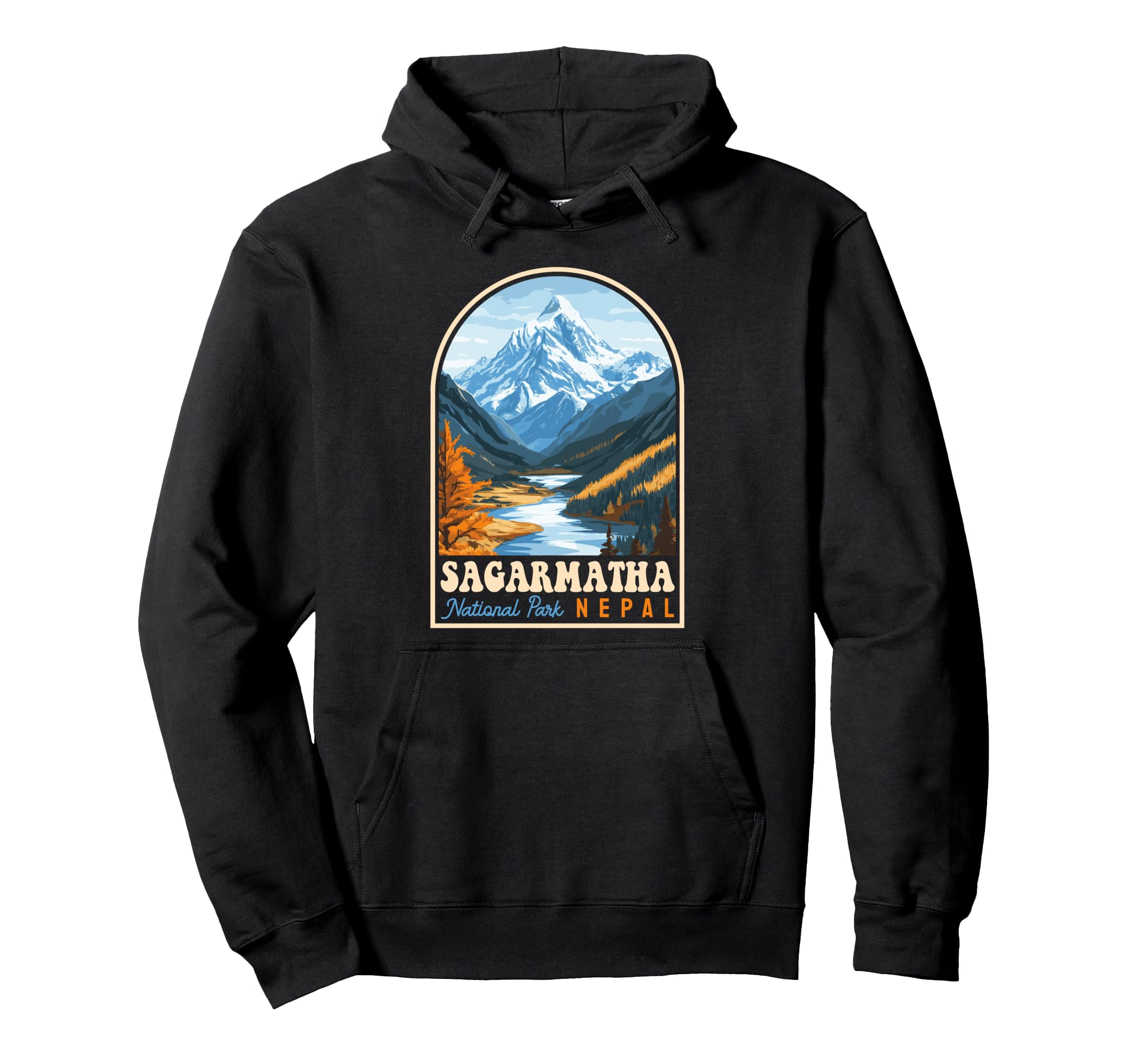 Sagarmatha National Park Nepal Hoodie - Streetwear Style for Adults - T-Shirt, Sweatshirt, Hoodie