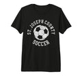 St Joseph County Soccer Distressed T-Shirt - Custom Art Print Men Women - T-Shirt, Sweatshirt, Hoodie