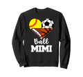 Ball Mimi Soccer Football Sweatshirt - Fun Novelty Design for Adults - T-Shirt, Sweatshirt, Hoodie