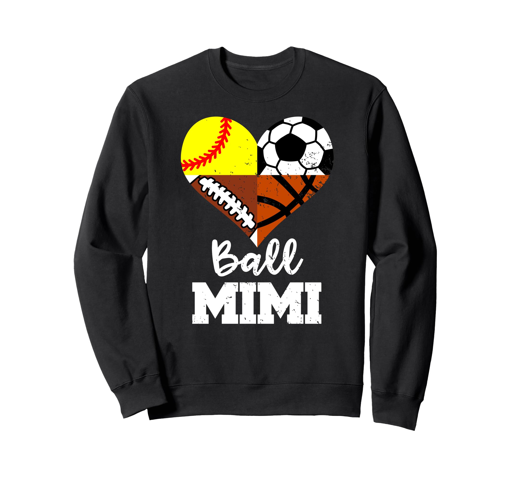 Ball Mimi Soccer Football Sweatshirt - Fun Novelty Design for Adults - T-Shirt, Sweatshirt, Hoodie