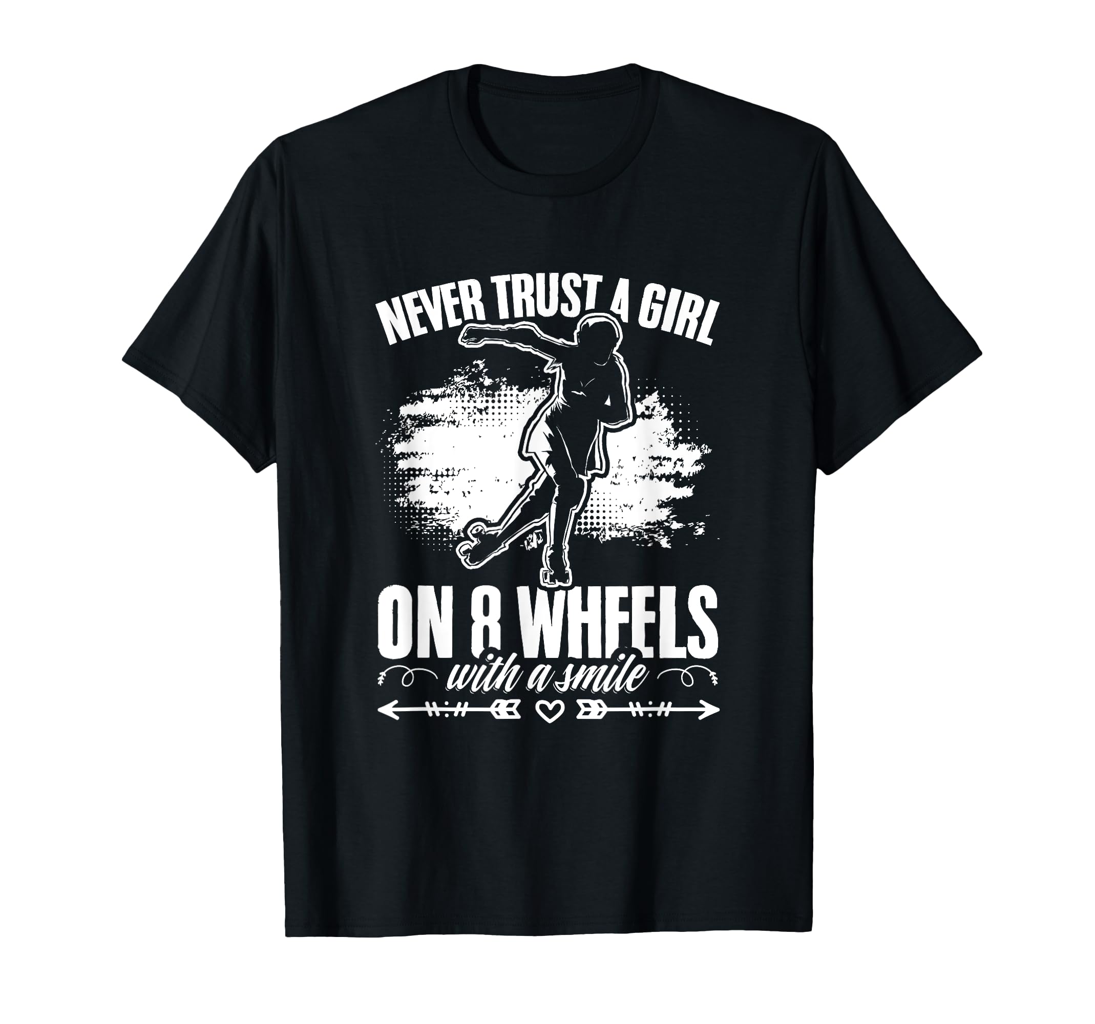 Wheels Roller Derby Skater Skates T-Shirt - Unique Graphic Men Women - T-Shirt, Sweatshirt, Hoodie