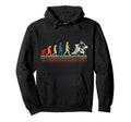 Ice Hockey Goalie Goalkeeper Evolution Hoodie - Novelty Apparel Men Women - T-Shirt, Sweatshirt, Hoodie