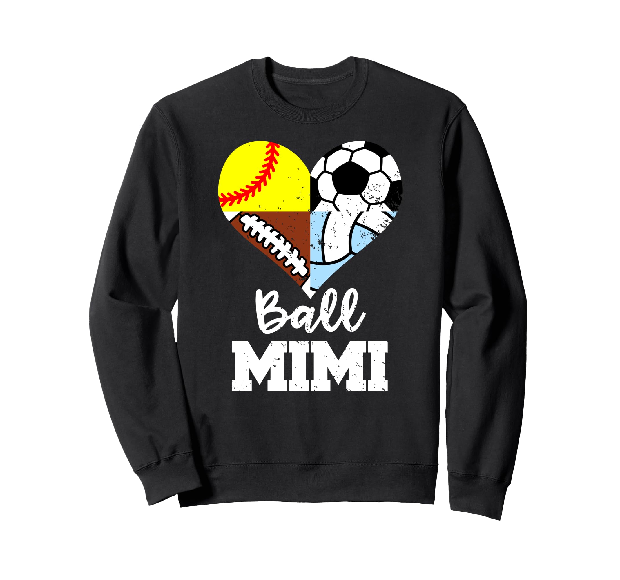 Ball Mimi Soccer Football Softball Sweatshirt - Novelty Apparel Unisex - T-Shirt, Sweatshirt, Hoodie