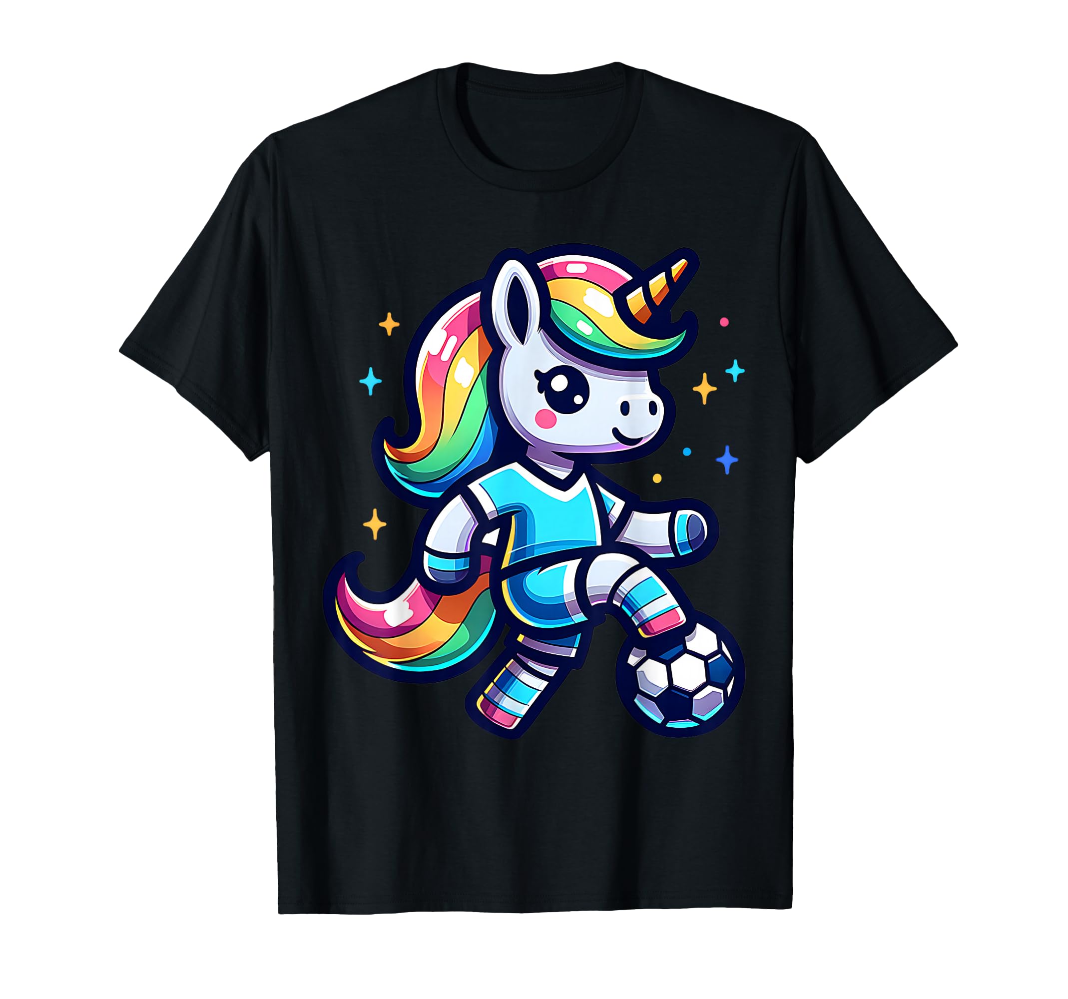 Footballer Unicorn Fans Soccer T-Shirt - Fun Novelty Design for Adults - T-Shirt, Sweatshirt, Hoodie