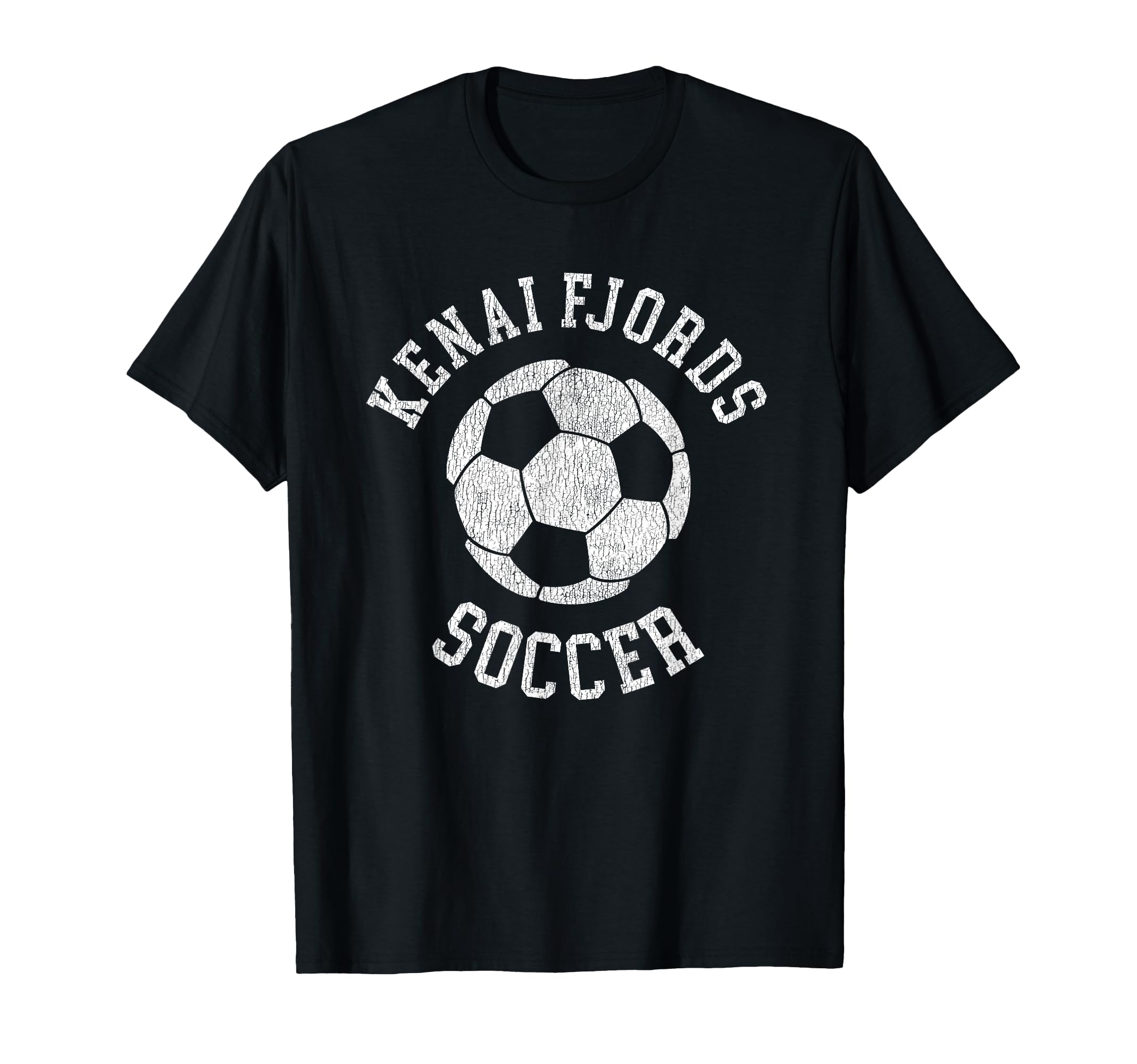 Kenai Fjords Soccer Distressed 90S T-Shirt - Streetwear Style Unisex - T-Shirt, Sweatshirt, Hoodie