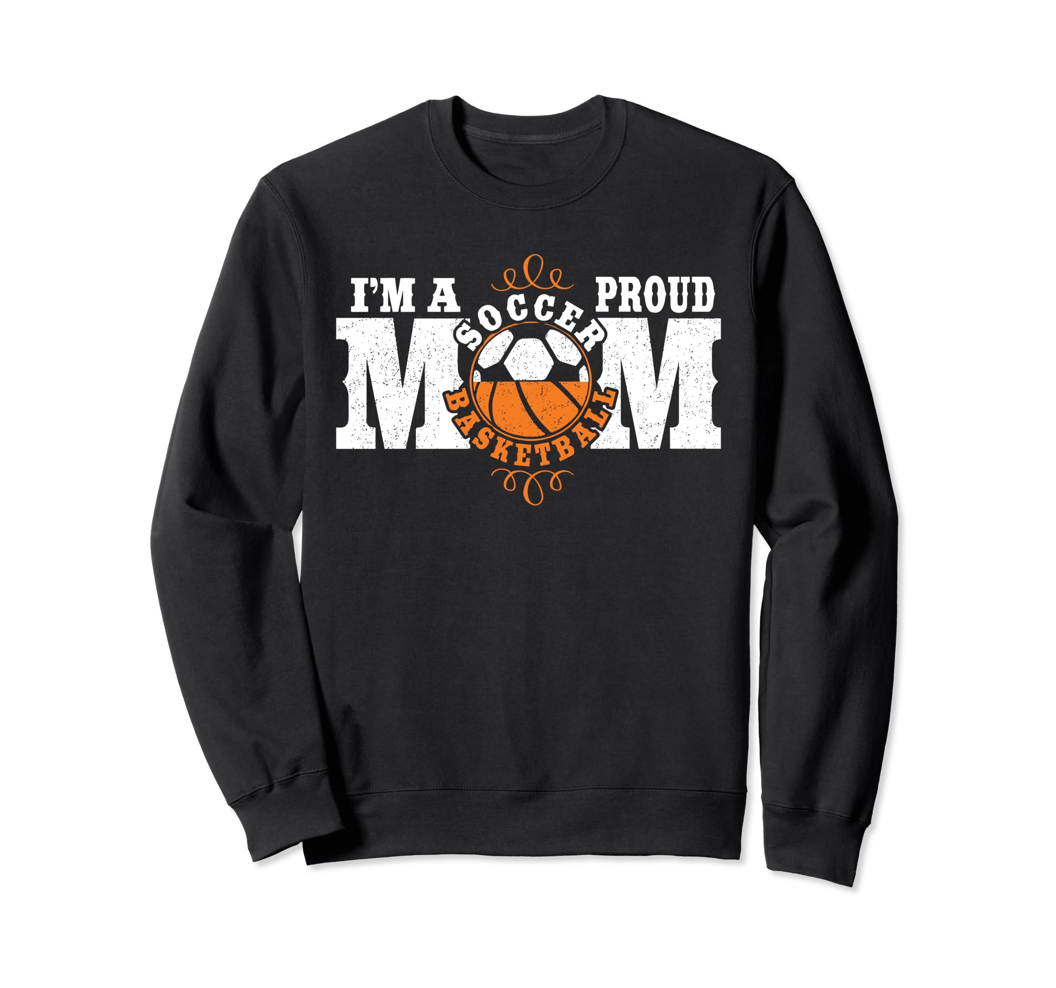 Im Proud Basketball Soccer Mom Sweatshirt - Aesthetic Graphic Unisex - T-Shirt, Sweatshirt, Hoodie