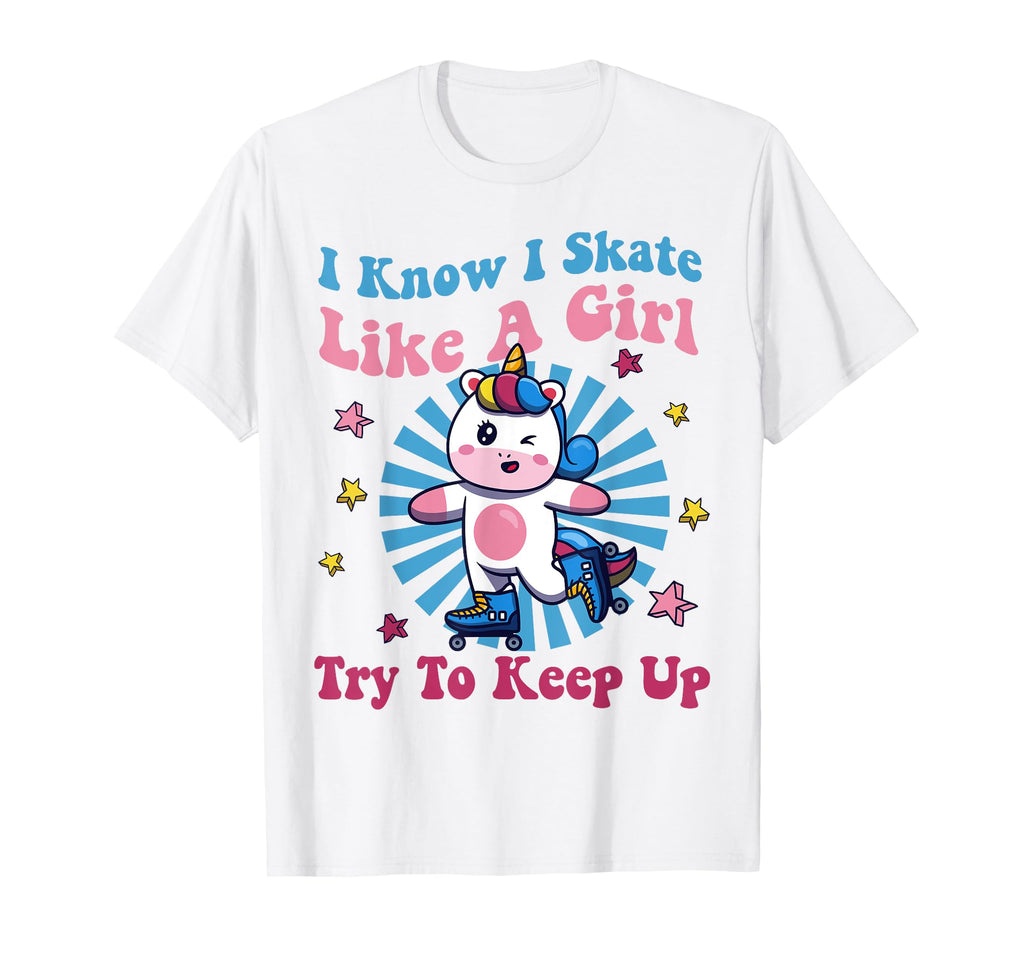 Roller Skating Skate 1970S Unicorn T-Shirt - Streetwear Style Unisex - T-Shirt, Sweatshirt, Hoodie