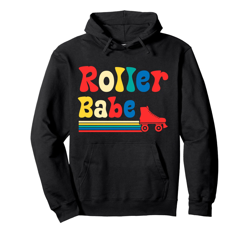 Roller Skating Skate 1970S Roller Babe Hoodie - Fun Novelty Design Unisex - T-Shirt, Sweatshirt, Hoodie