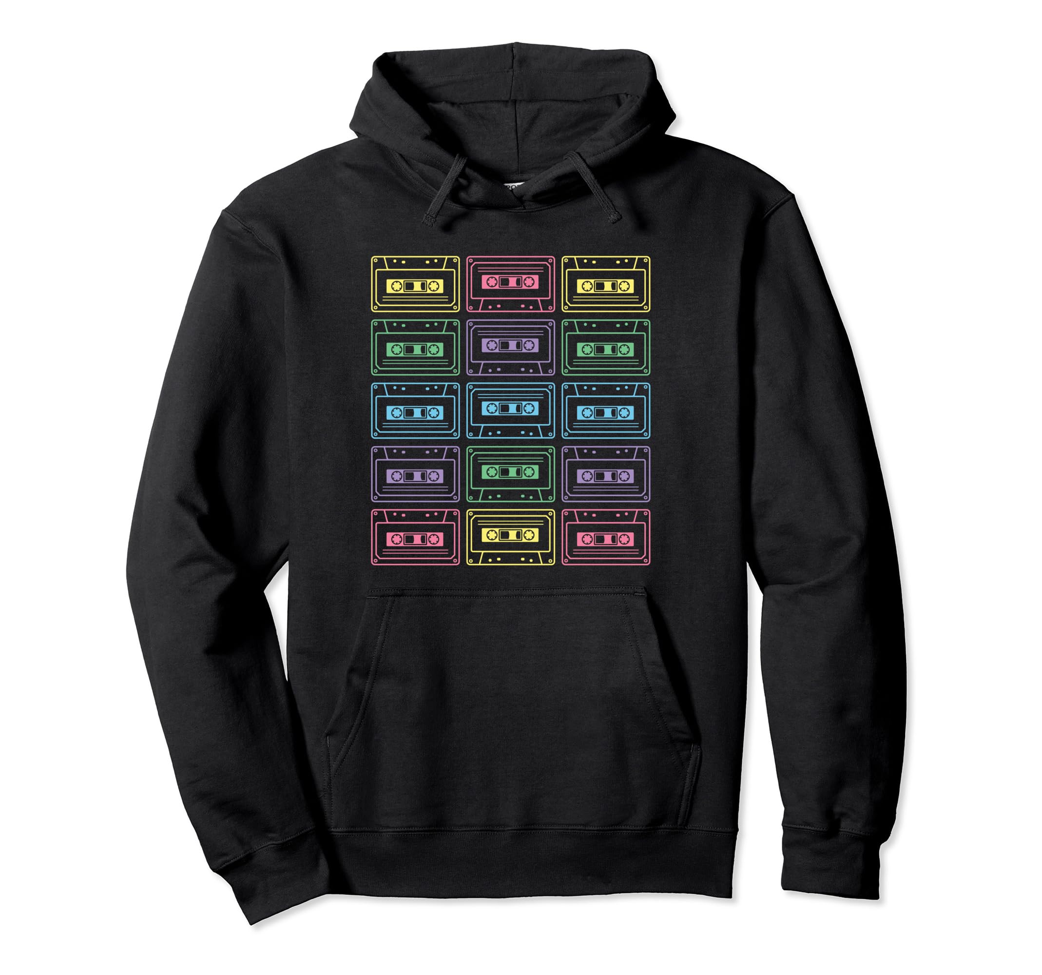 80S 90S Cassette Tape 1980S 1990S Hoodie - Novelty Apparel for Adults - T-Shirt, Sweatshirt, Hoodie