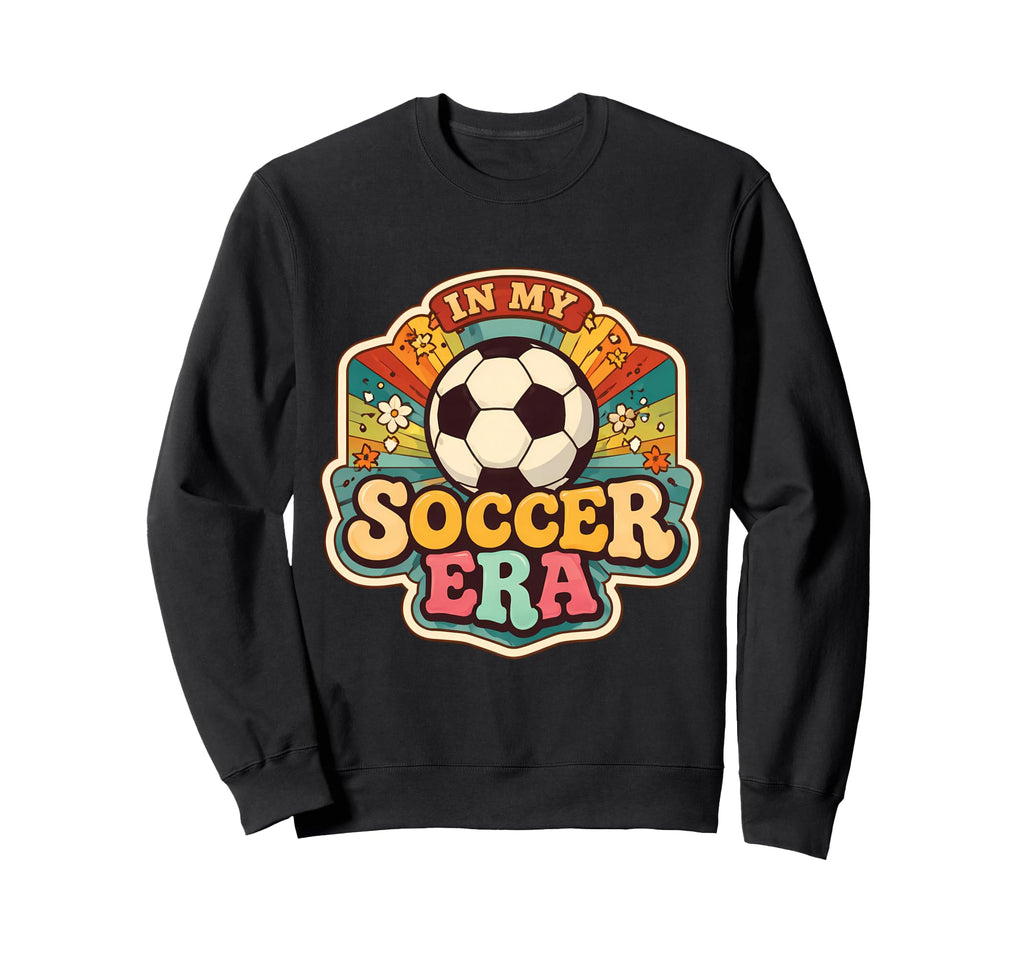 My Soccer Era Groovy Player Coach Sweatshirt - Minimalist Print for Adults - T-Shirt, Sweatshirt, Hoodie
