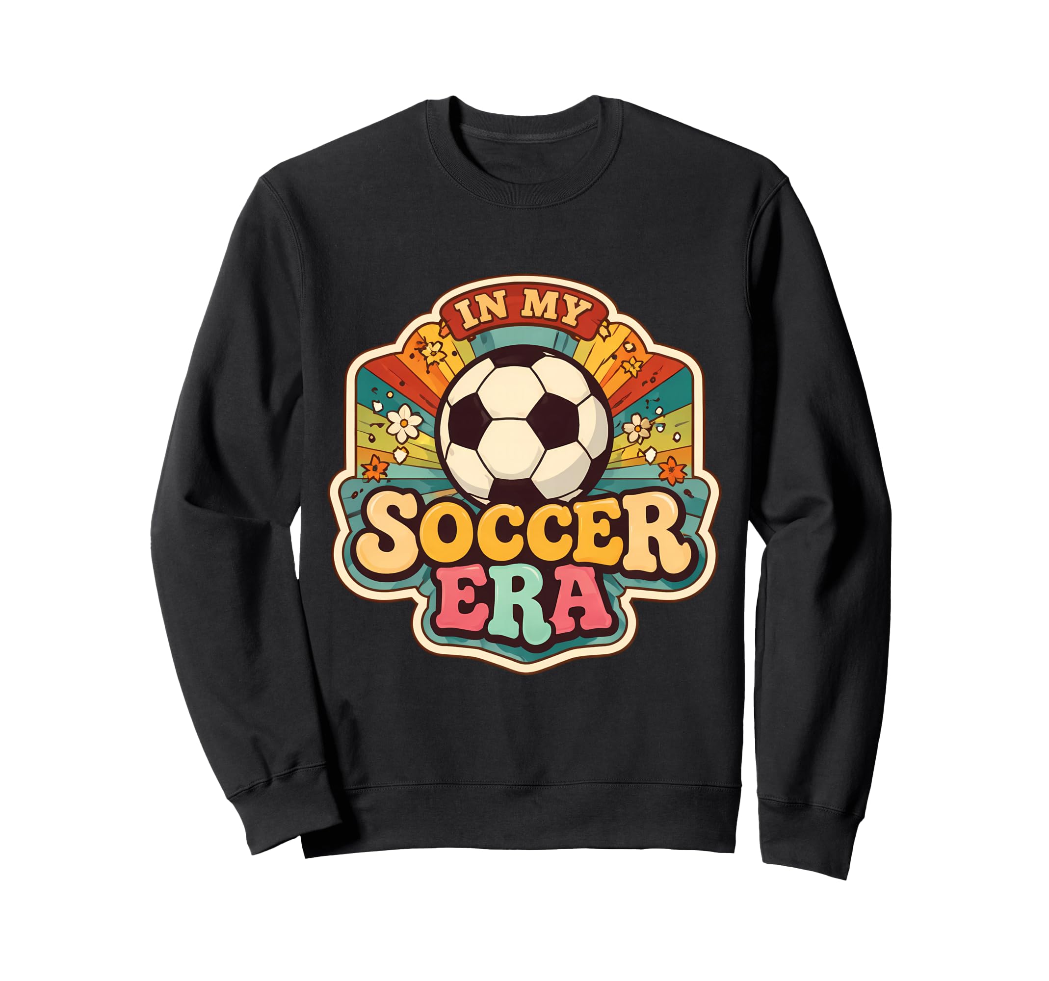 My Soccer Era Groovy Player Coach Sweatshirt - Minimalist Print for Adults - T-Shirt, Sweatshirt, Hoodie