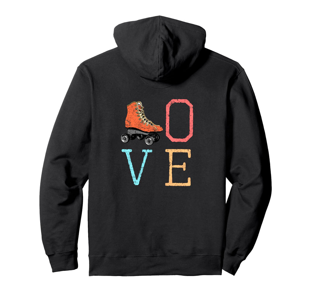 70S Skate Love Roller Skating Gift Hoodie - Novelty Apparel Men Women - T-Shirt, Sweatshirt, Hoodie