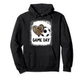 Game Day Soccer Decorations Leopard Hoodie - Custom Art Print for Adults - T-Shirt, Sweatshirt, Hoodie