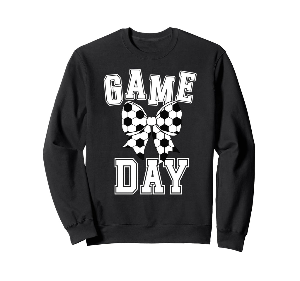 Game Day Soccer Game Day Coquette Sweatshirt - Trendy Graphic Men Women - T-Shirt, Sweatshirt, Hoodie