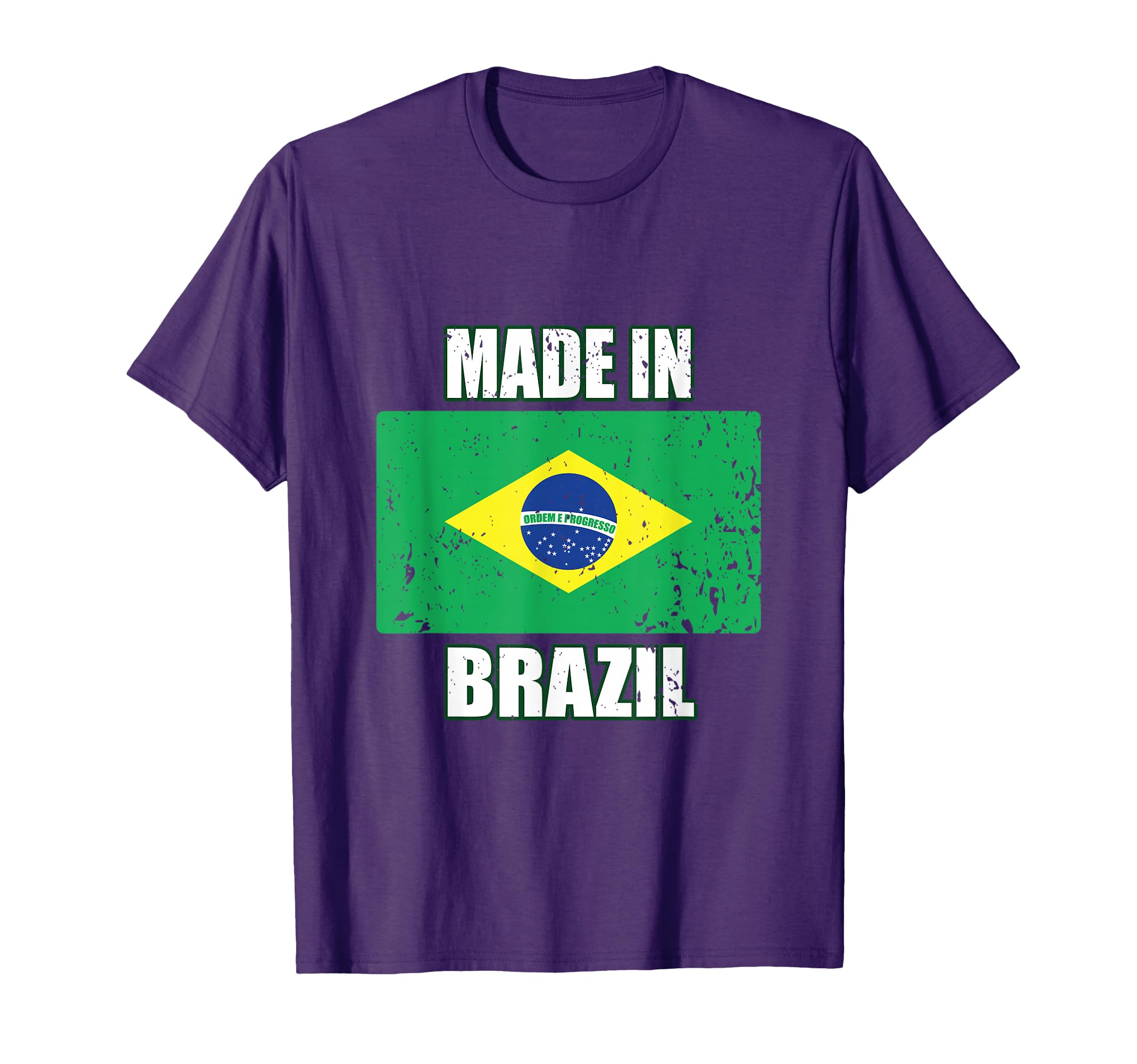 Made Brazil Brasil Soccer National Flag T-Shirt - Trendy Graphic for Adults - T-Shirt, Sweatshirt, Hoodie