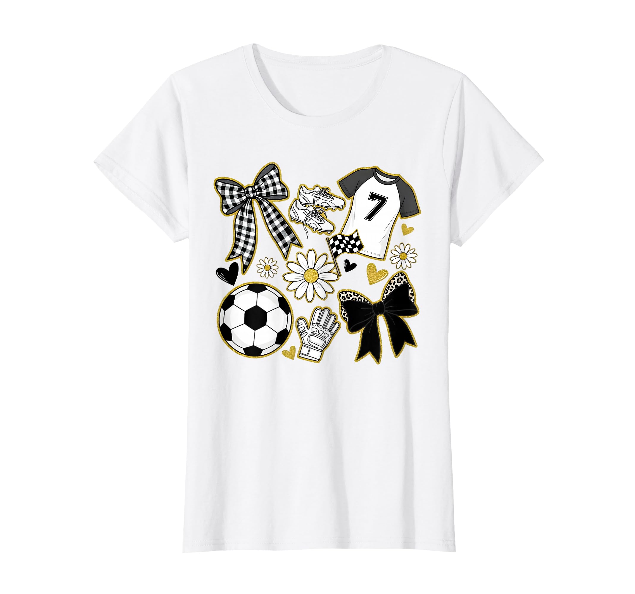 Soccer Mama Mom Preppy Soccer T-Shirt - Casual Everyday Wear Men Women - T-Shirt, Sweatshirt, Hoodie