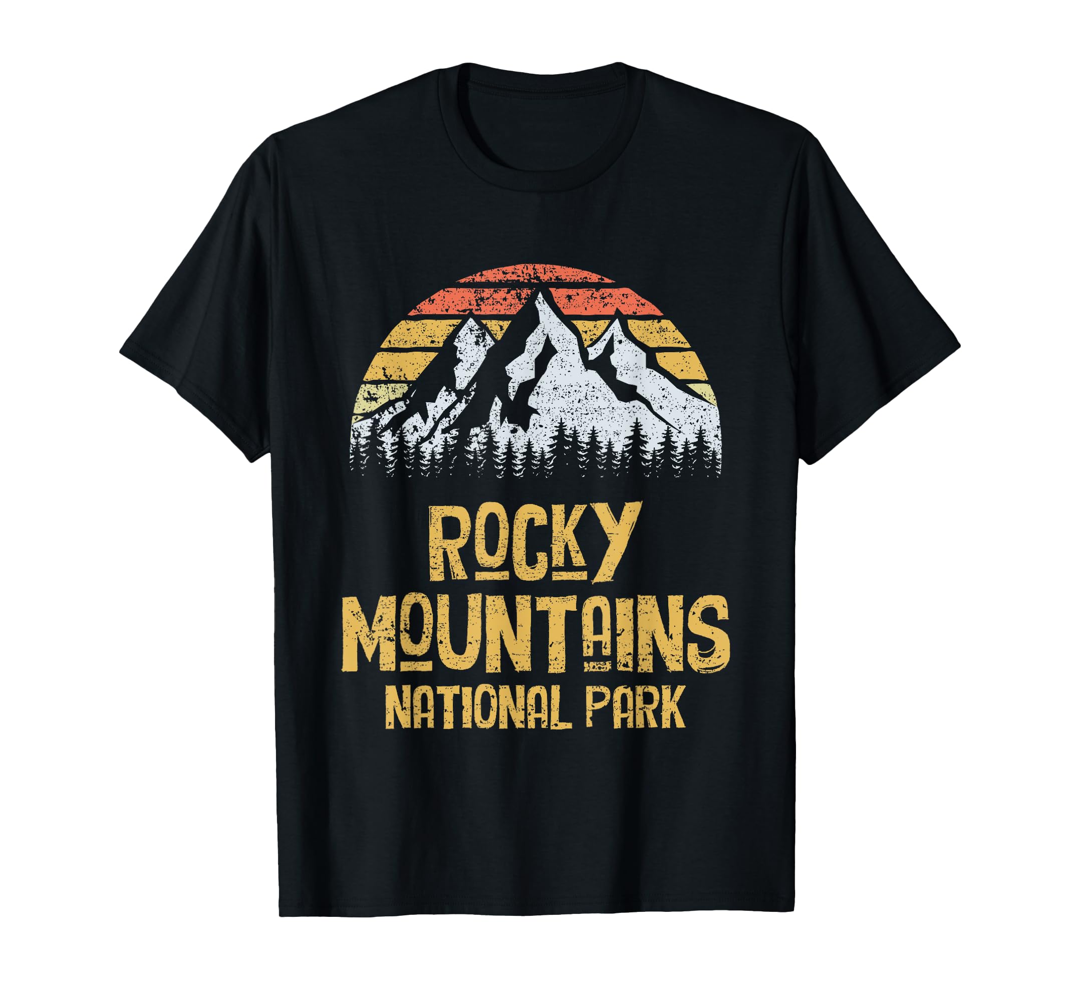 Rocky Mountains National Park T-Shirt - Unique Graphic for Adults - T-Shirt, Sweatshirt, Hoodie