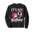Its My Nine 9Th Birthday Volleyball Sweatshirt - Unique Graphic Men Women - T-Shirt, Sweatshirt, Hoodie