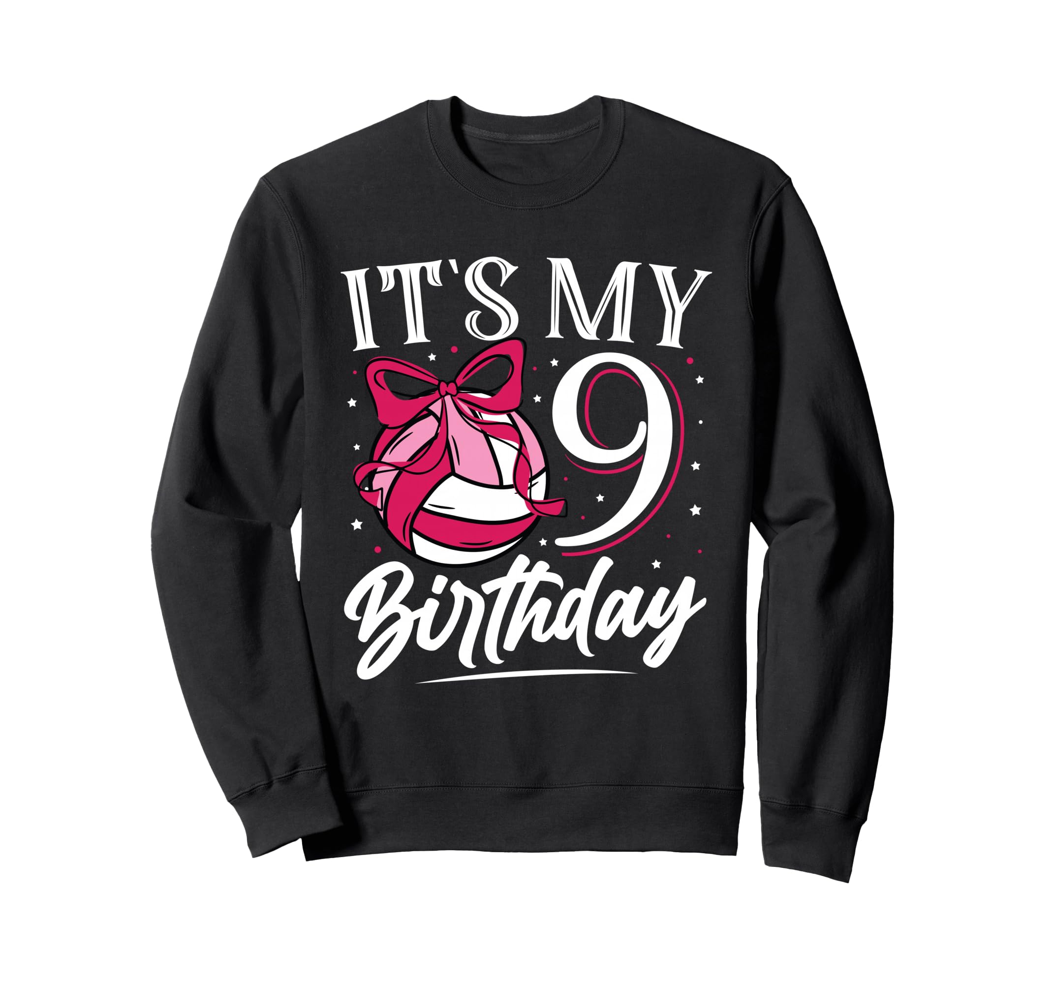 Its My Nine 9Th Birthday Volleyball Sweatshirt - Unique Graphic Men Women - T-Shirt, Sweatshirt, Hoodie
