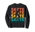 Roller Skating Skate 1970S Skate Skate Sweatshirt - Graphic Print Unisex - T-Shirt, Sweatshirt, Hoodie