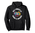 God Music Cassette Tape Boombox Faith Hoodie - Trendy Graphic Men Women - T-Shirt, Sweatshirt, Hoodie