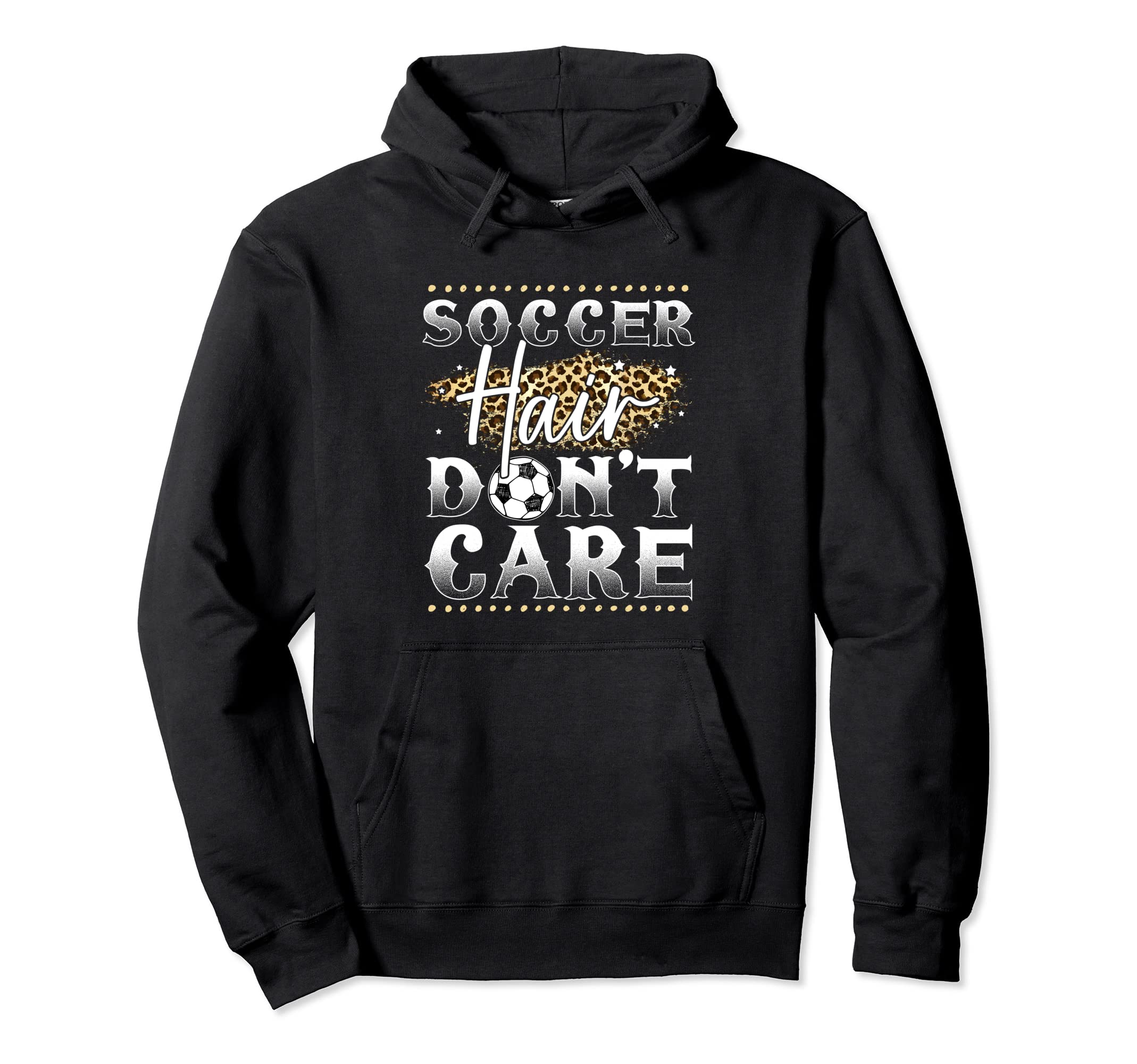 Soccer Leopard Soccer Hoodie - Minimalist Print Unisex - T-Shirt, Sweatshirt, Hoodie
