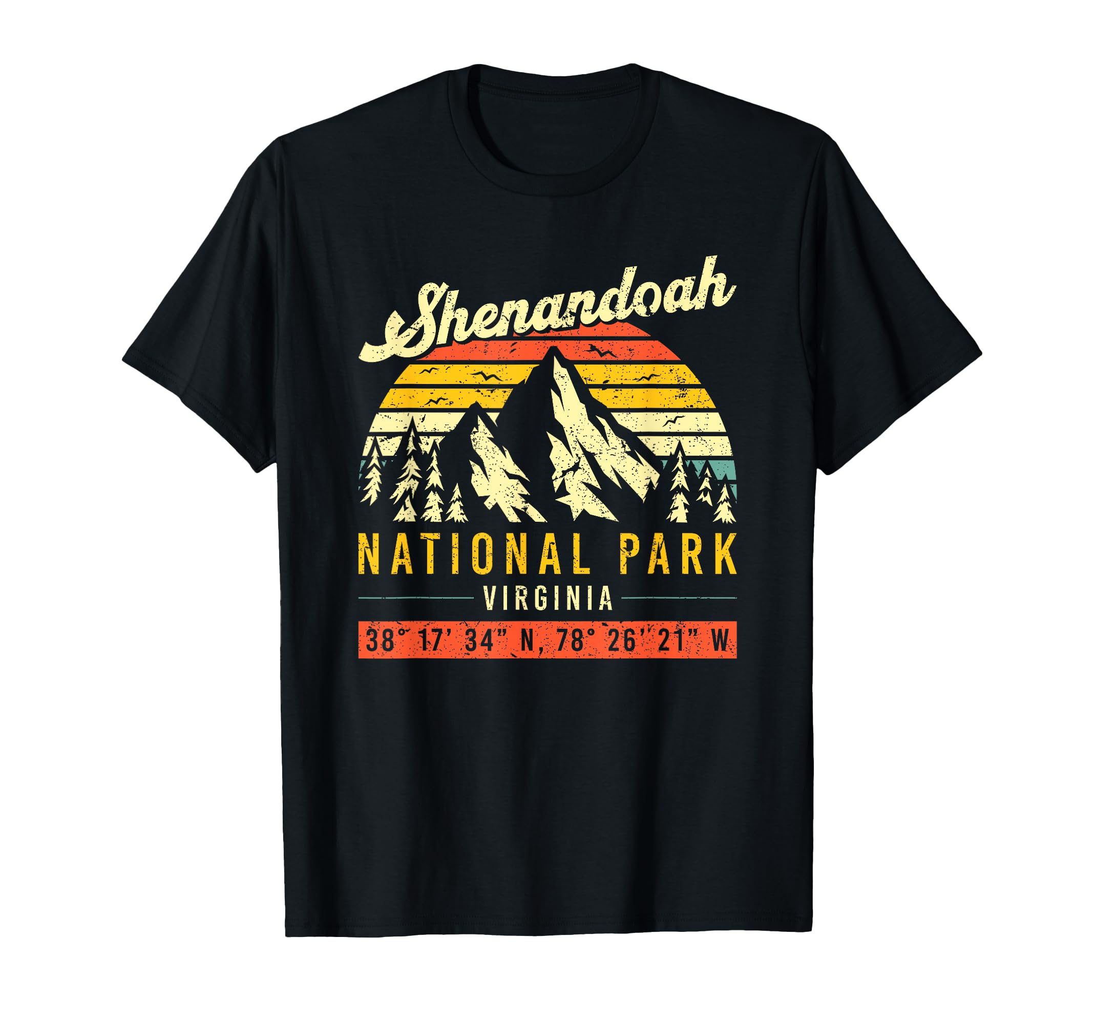 Shenandoah Virginia National Park T-Shirt - Aesthetic Graphic Men Women - T-Shirt, Sweatshirt, Hoodie