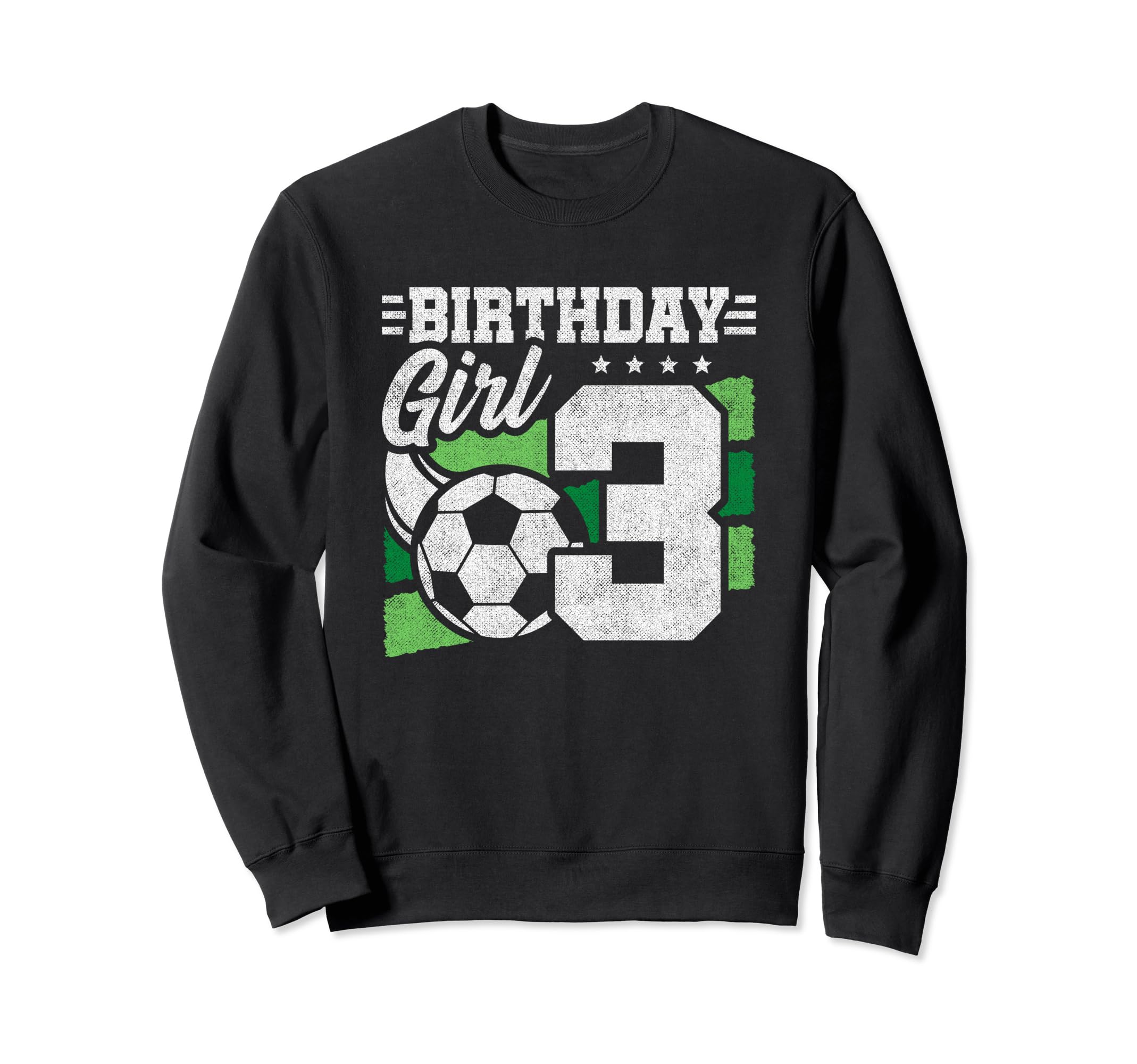 Soccer Birthday Party 3 Year Old 3Rd Sweatshirt - Graphic Print Unisex - T-Shirt, Sweatshirt, Hoodie