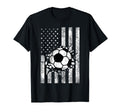 Soccer Usa Flag Funny American Distressed T-Shirt - Trendy Graphic Unisex - T-Shirt, Sweatshirt, Hoodie