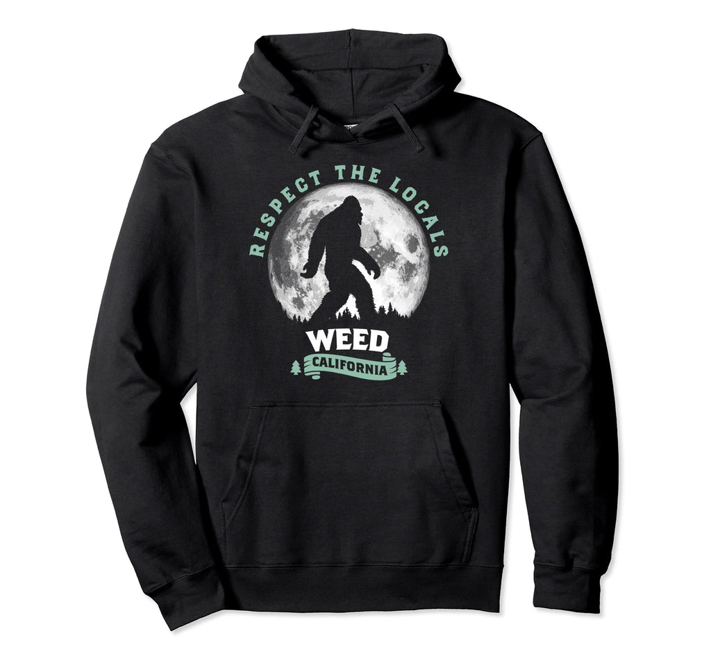 Weed California Bigfoot Night Walk Hoodie - Novelty Apparel Men Women - T-Shirt, Sweatshirt, Hoodie