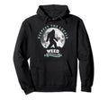 Weed California Bigfoot Night Walk Hoodie - Novelty Apparel Men Women - T-Shirt, Sweatshirt, Hoodie