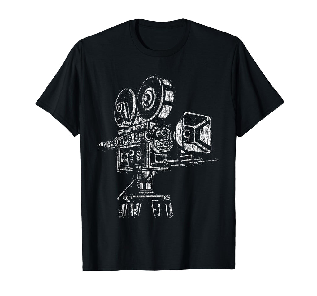Film Lover 35Mm 70Mm Movie Camera T-Shirt - Novelty Apparel Men Women - T-Shirt, Sweatshirt, Hoodie