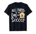 Yellow Labrador Retriever Dog Soccer T-Shirt - Minimalist Print Men Women - T-Shirt, Sweatshirt, Hoodie