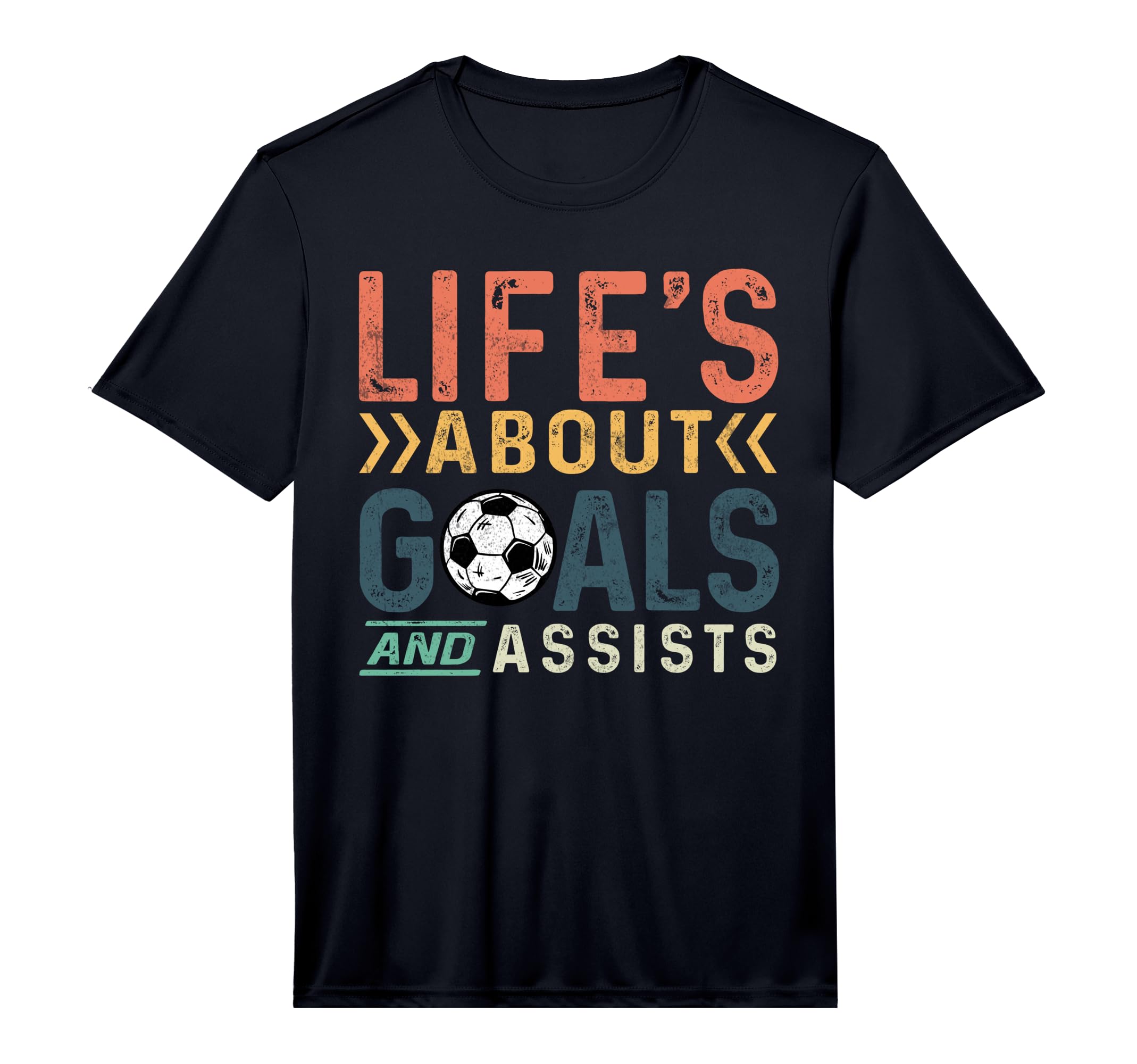 Lifes About Goals And Assists Soccer T-Shirt - Custom Art Print Men Women - T-Shirt, Sweatshirt, Hoodie