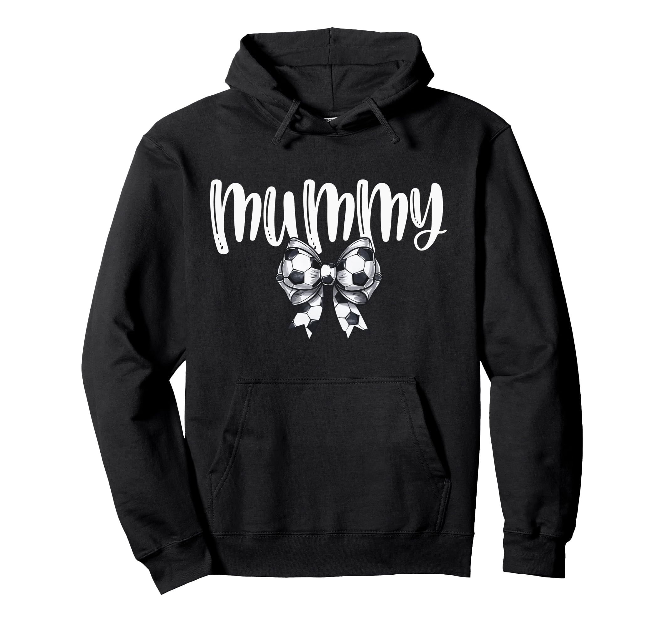 Coquette Soccer Mummy Spirit Hoodie - Graphic Print Men Women - T-Shirt, Sweatshirt, Hoodie