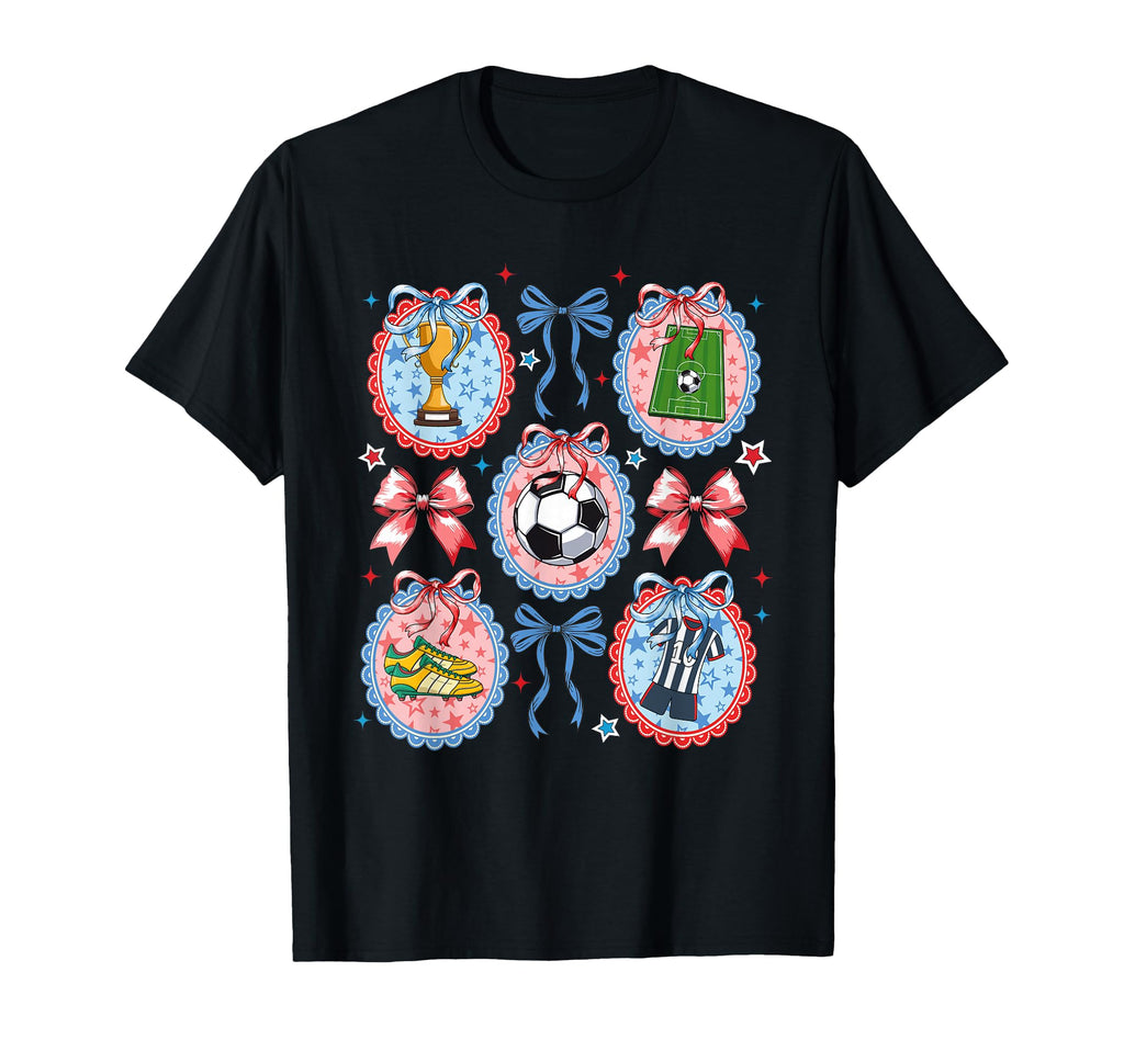 Soccer Bow Lace Soccer Lovers Funny T-Shirt - Novelty Apparel Unisex - T-Shirt, Sweatshirt, Hoodie